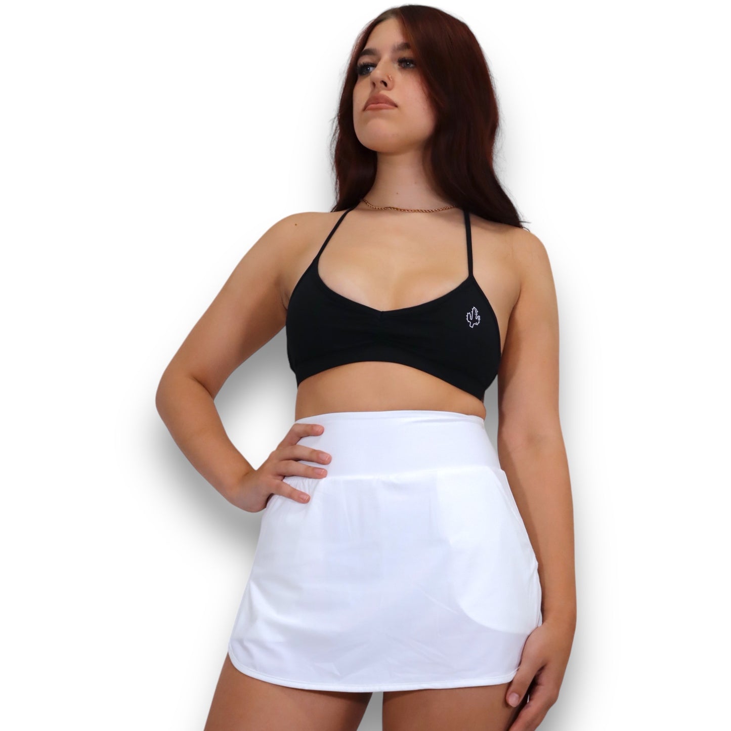 Tennis Club White Skort