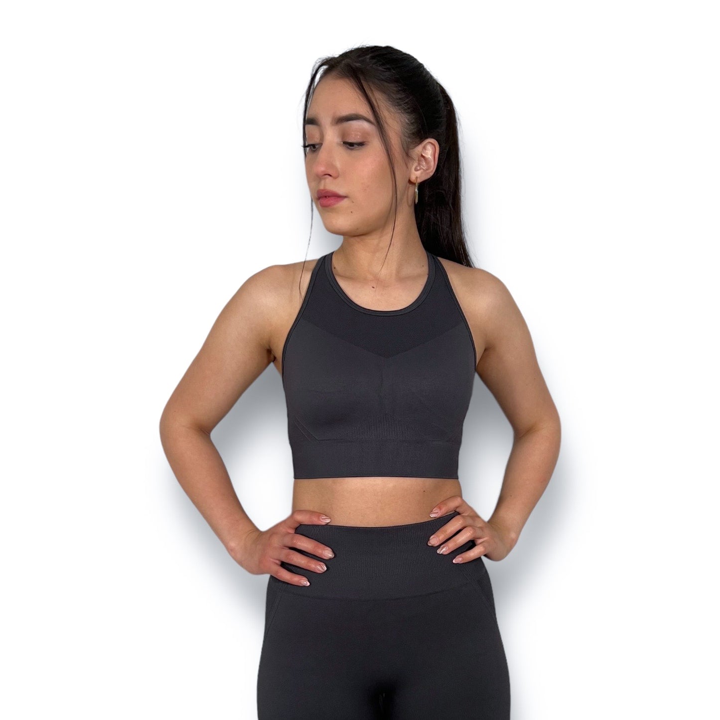 Essentials Training Sports Bra(Space Grey)