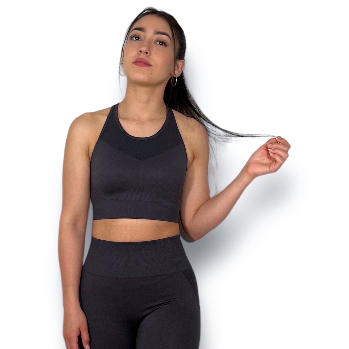 Essentials Training Sports Bra(Space Grey)