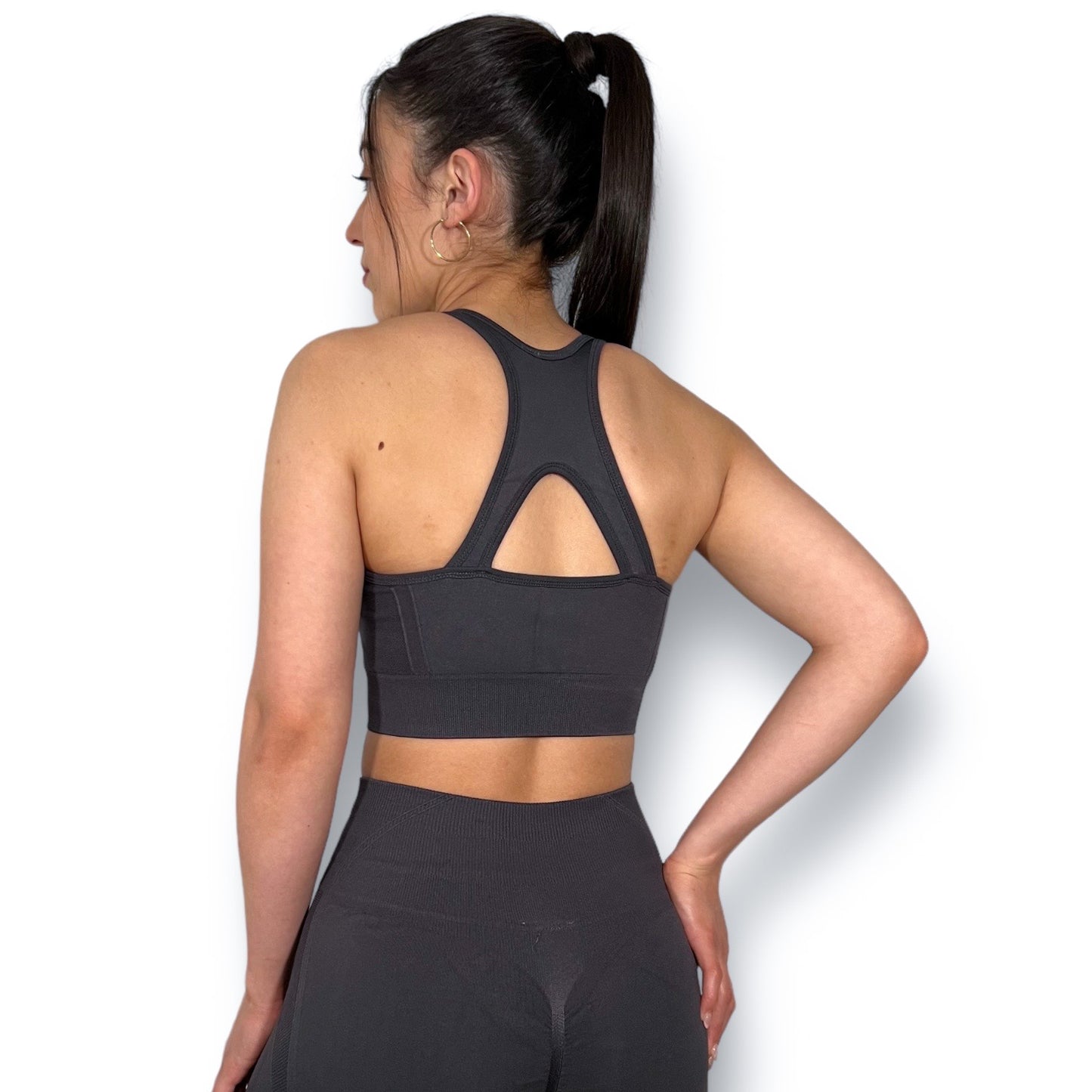 Essentials Training Sports Bra(Space Grey)